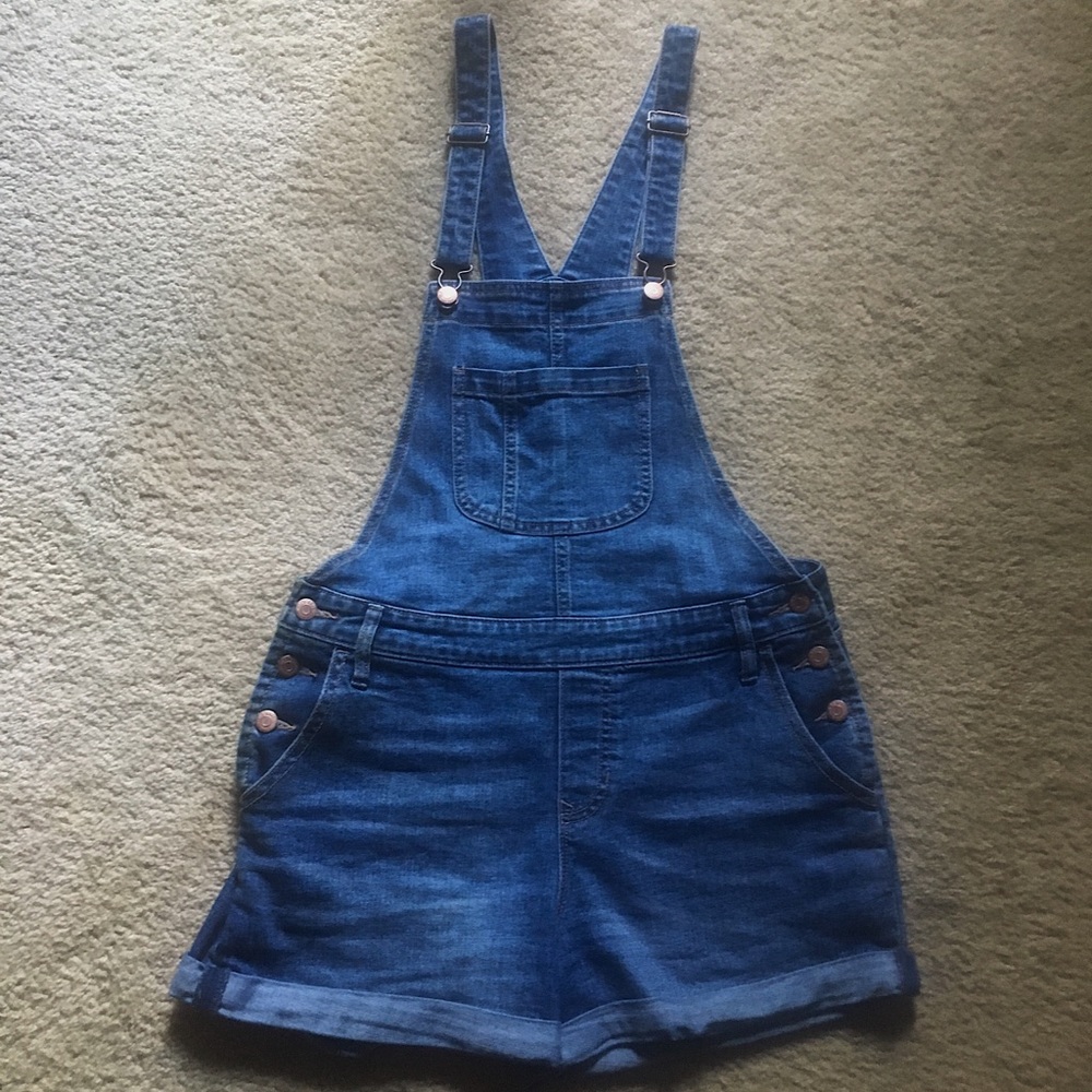 Denim blue Old Navy Overall Shorts